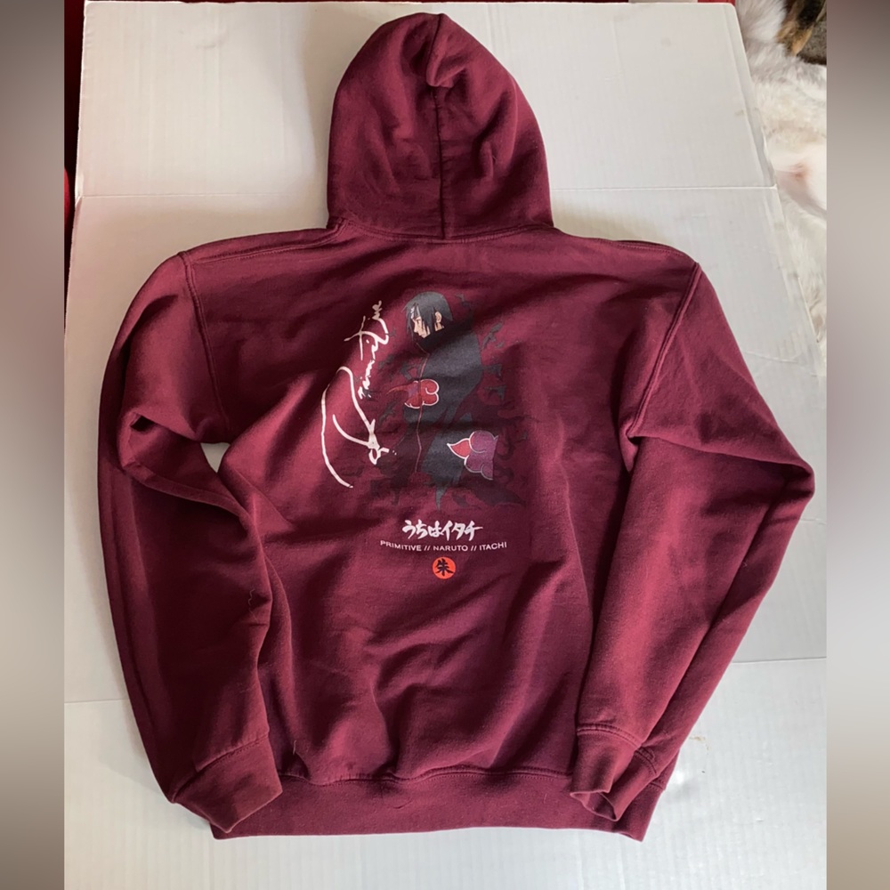 Primitive NARUTO / ITACHI PULLOVER HOODIE Youth Size XL